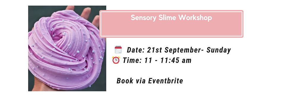 Perfect for curious kids who love textures and sensory play. Explore different ways to create and play with slime, plus popcorn & a drink included.