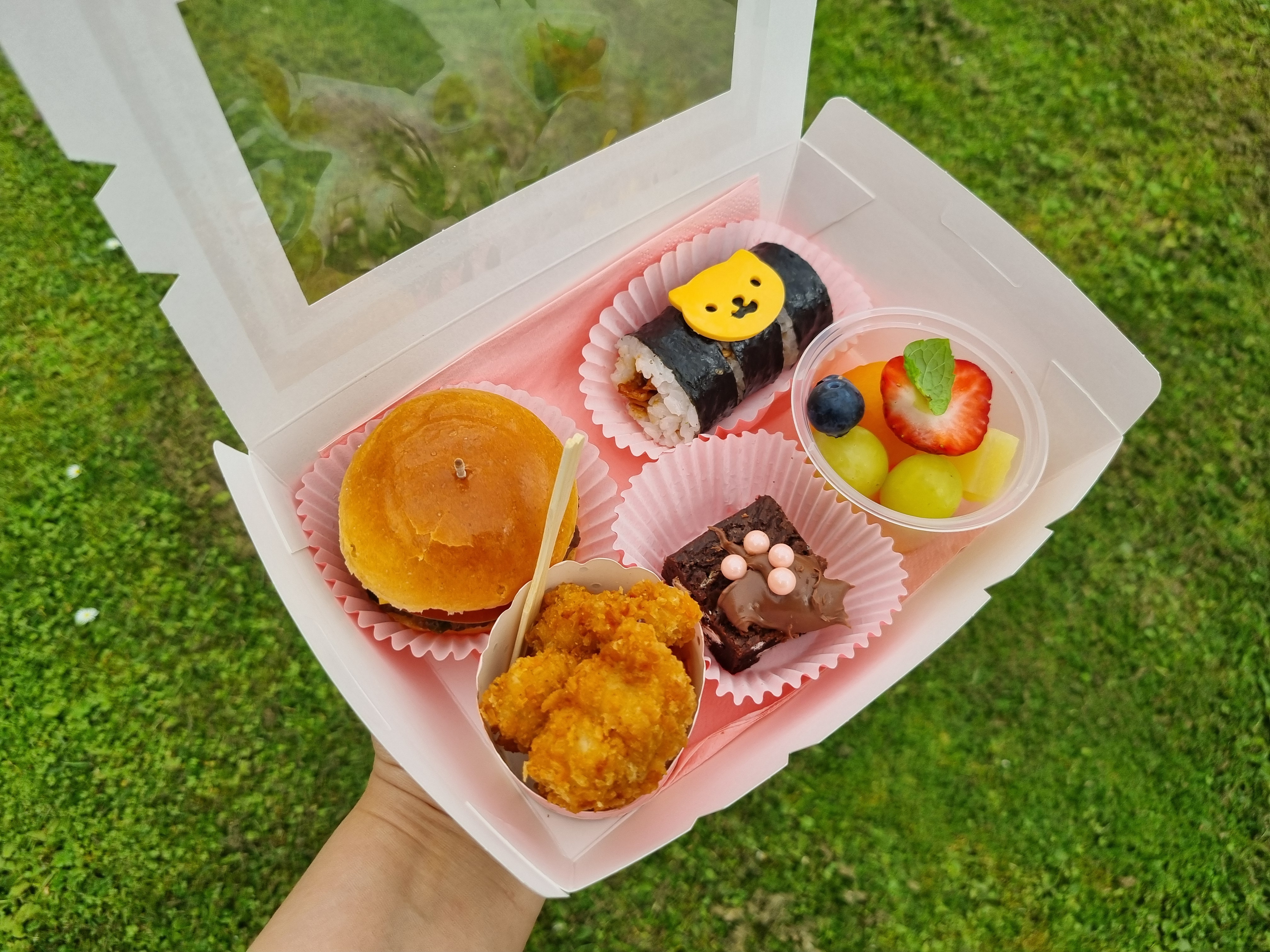 Arranged Food and Objects