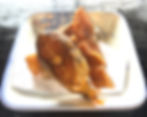 ひらめ(あまご)の素揚げ 3切