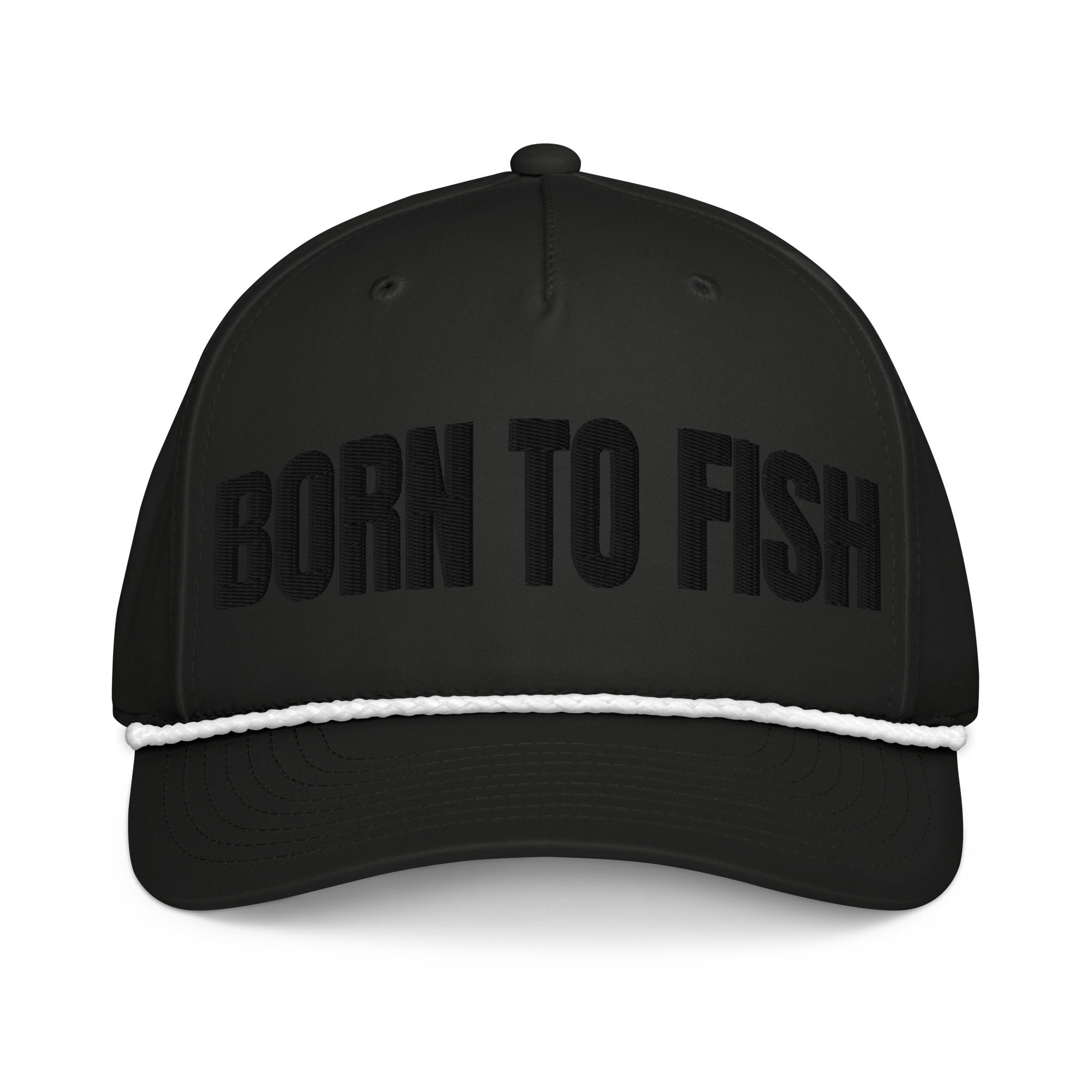 "Born To Fish" Rope Hat