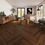 Thumbnail: Alva LVT Walnut Oak Herringbone