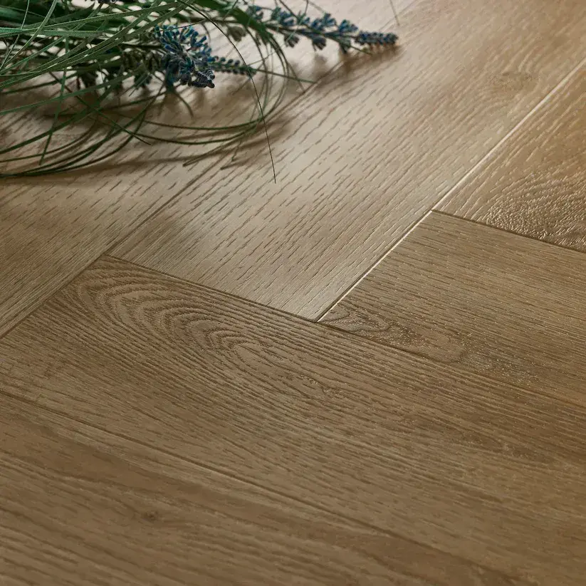 Thumbnail: Textures LVT Washed Oak Herringbone TH04