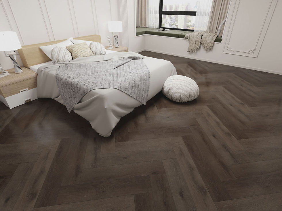 Allora Lux Arctic Oak Herringbone