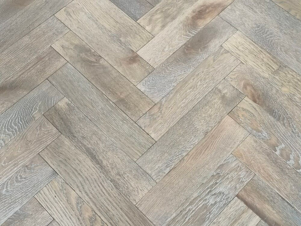 Thumbnail: 18/4 x 90mm Grey Hard Waxed Herringbone