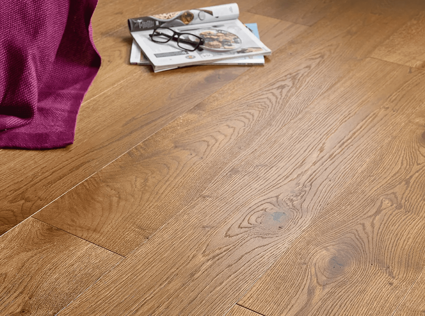 15/4 x 190mm Smoked Oak Brushed & Lacquer