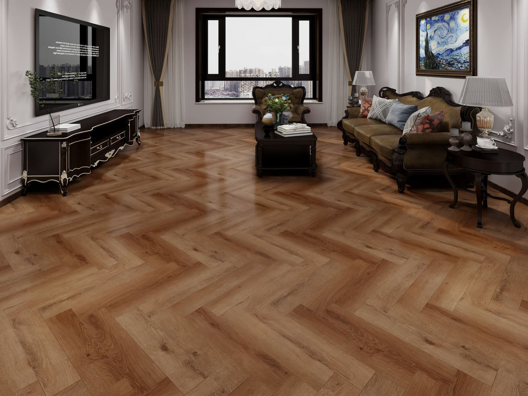 Allora Lux Heritage Oak Herringbone