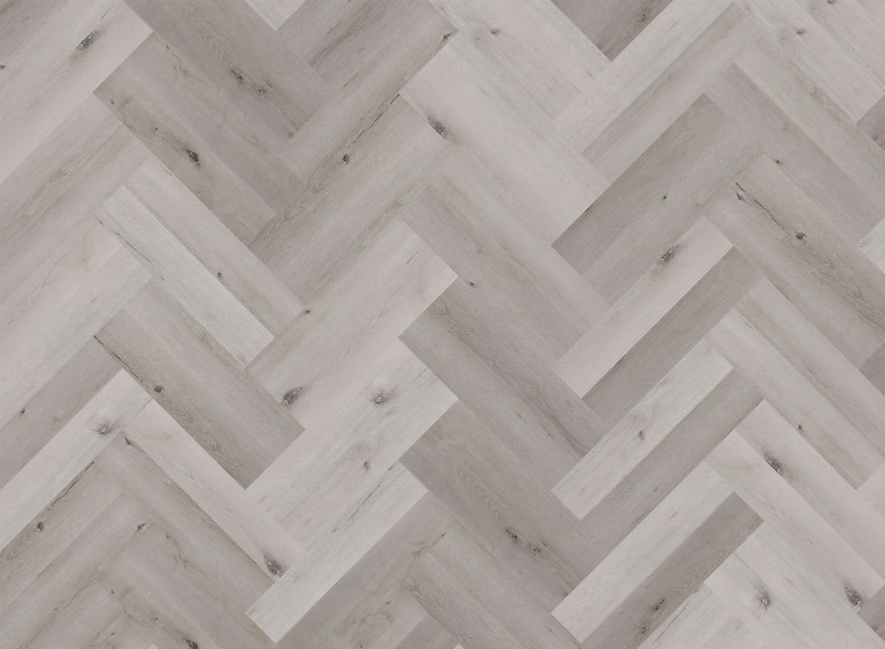 Snowy Ash HB LVT flooring