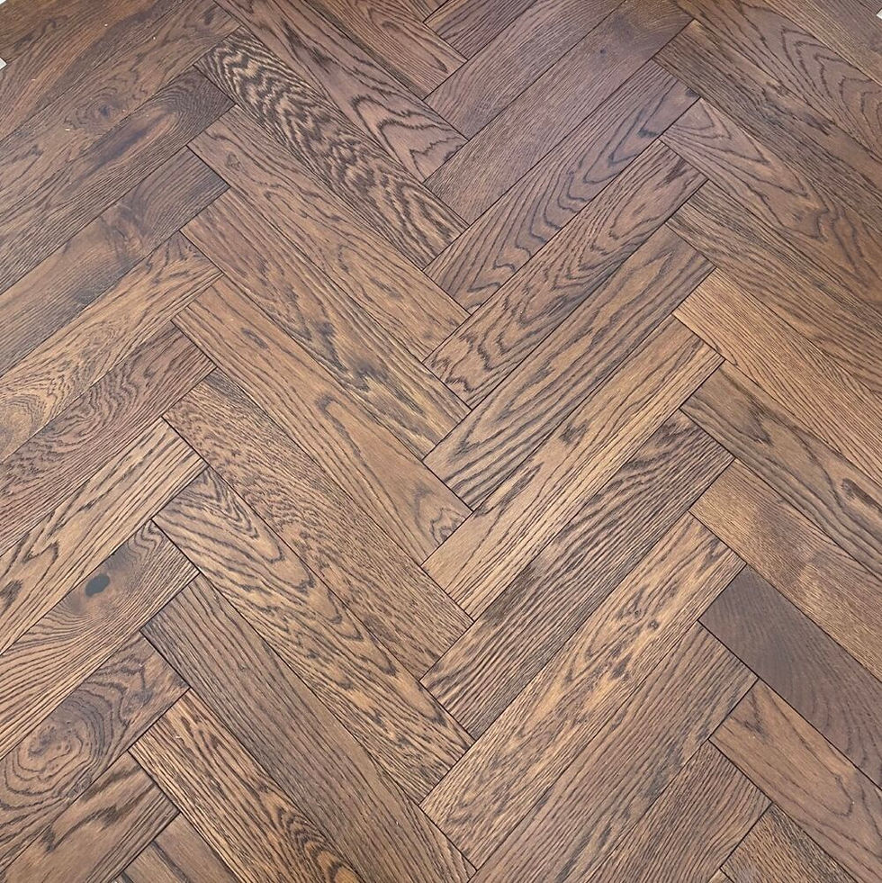 Thumbnail: 10/3 x 90mm Whiskey Oak Herringbone