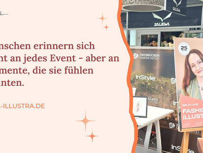 Live Fashion Illustration bei einem exklusiven Lifestyle-Event mit analogen Portrait Sketches und Luxury Brand Experience.
