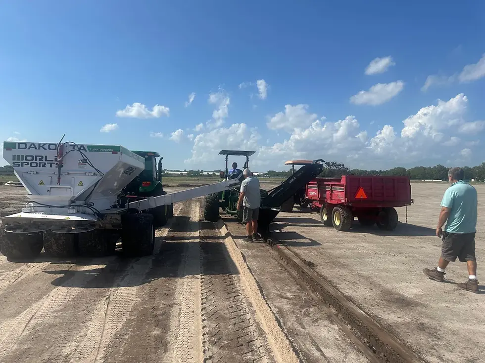 A relatively new technique for drainage was used to optimise the natural soil for re use.