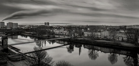 Misty Morning Southside by Paul Thomson