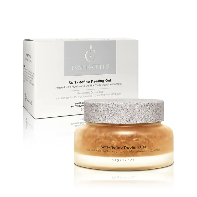 Soft-Refine Peeling Gel Infused with Hyaluronic Acid + Multi-Peptide Complex