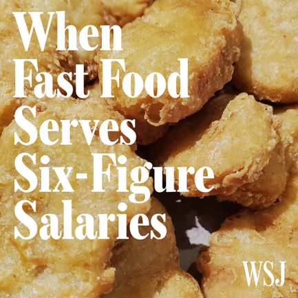 When Fast Food Serves Six-Figure Salaies