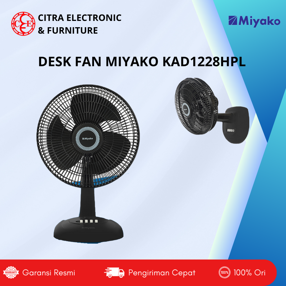 DESK FAN MIYAKO KAD1228HPL