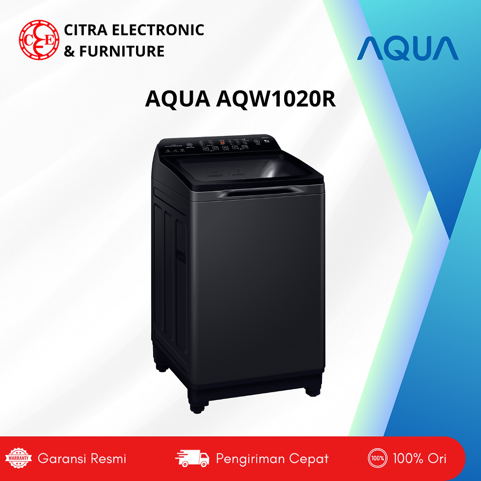 MESIN CUCI TOP LOADING AQUA AQW1020R