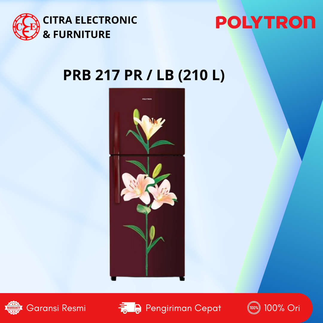 KULKAS POLYTRON 2 PINTU PRB 217 PR/LB