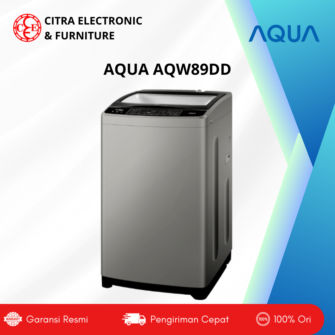 MESIN CUCI TOP LOADING AQUA AQW89DD