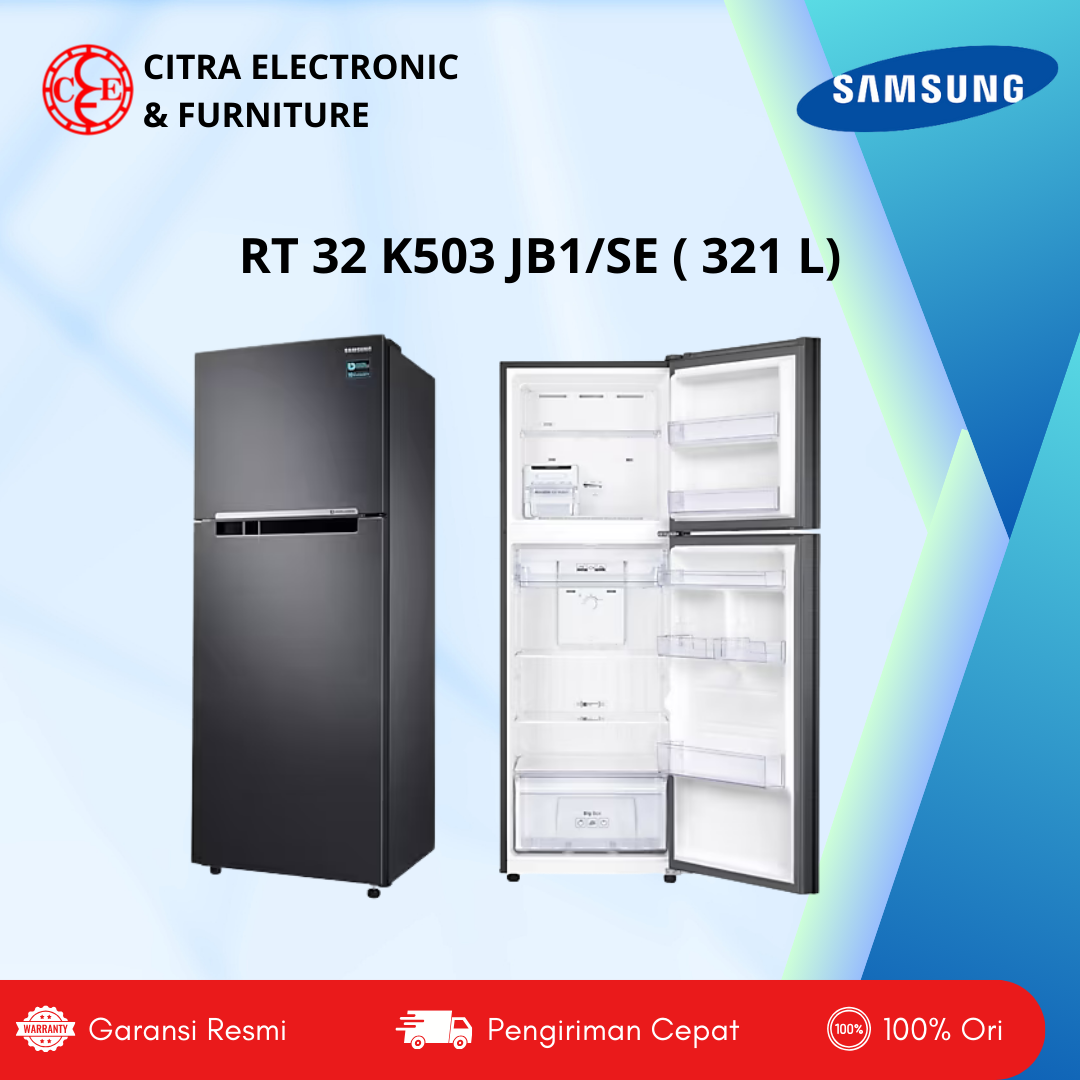 KULKAS SAMSUNG 2 PINTU RT 32 K503 JB1/SE ( 321 L)