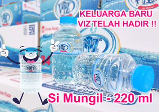 Kenalan dengan Keluarga Baru VIZ, Si Mungil Air Minum Kemasan 220 ml yang Kecil, Praktis, dan Efisien