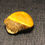 Thumbnail: Baltic Amber Nugget Bead - White /Gold / Brown - 1 Count