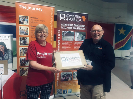 Laptop donated to Empower The Gambia