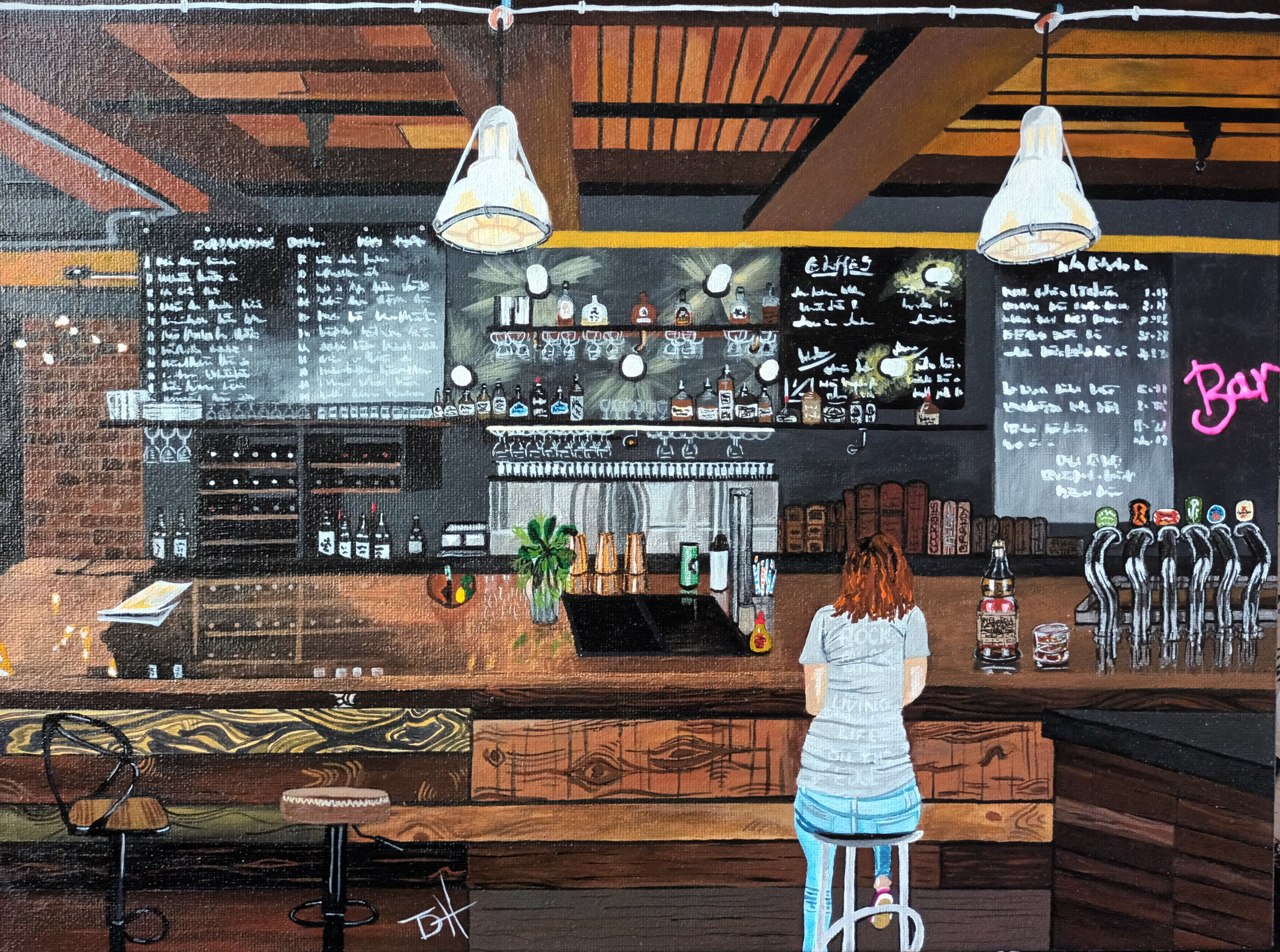 Bourbon Bluez 'Prints' Art Canvas