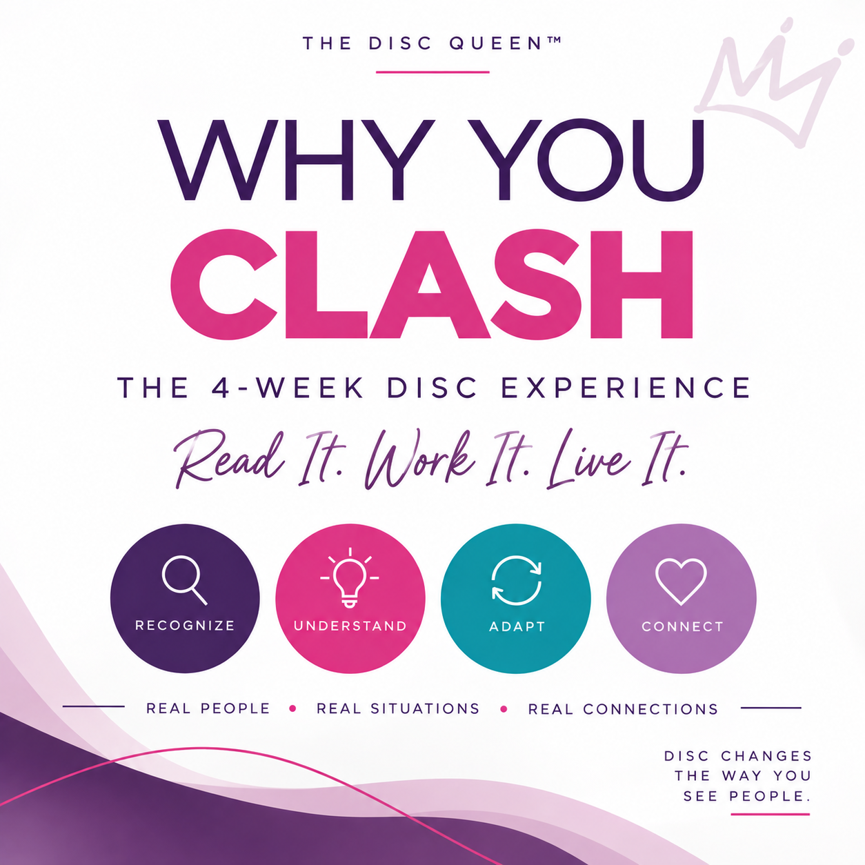WHY YOU CLASH - 4 Week DISC Experience - FIRST ROUND COHORT