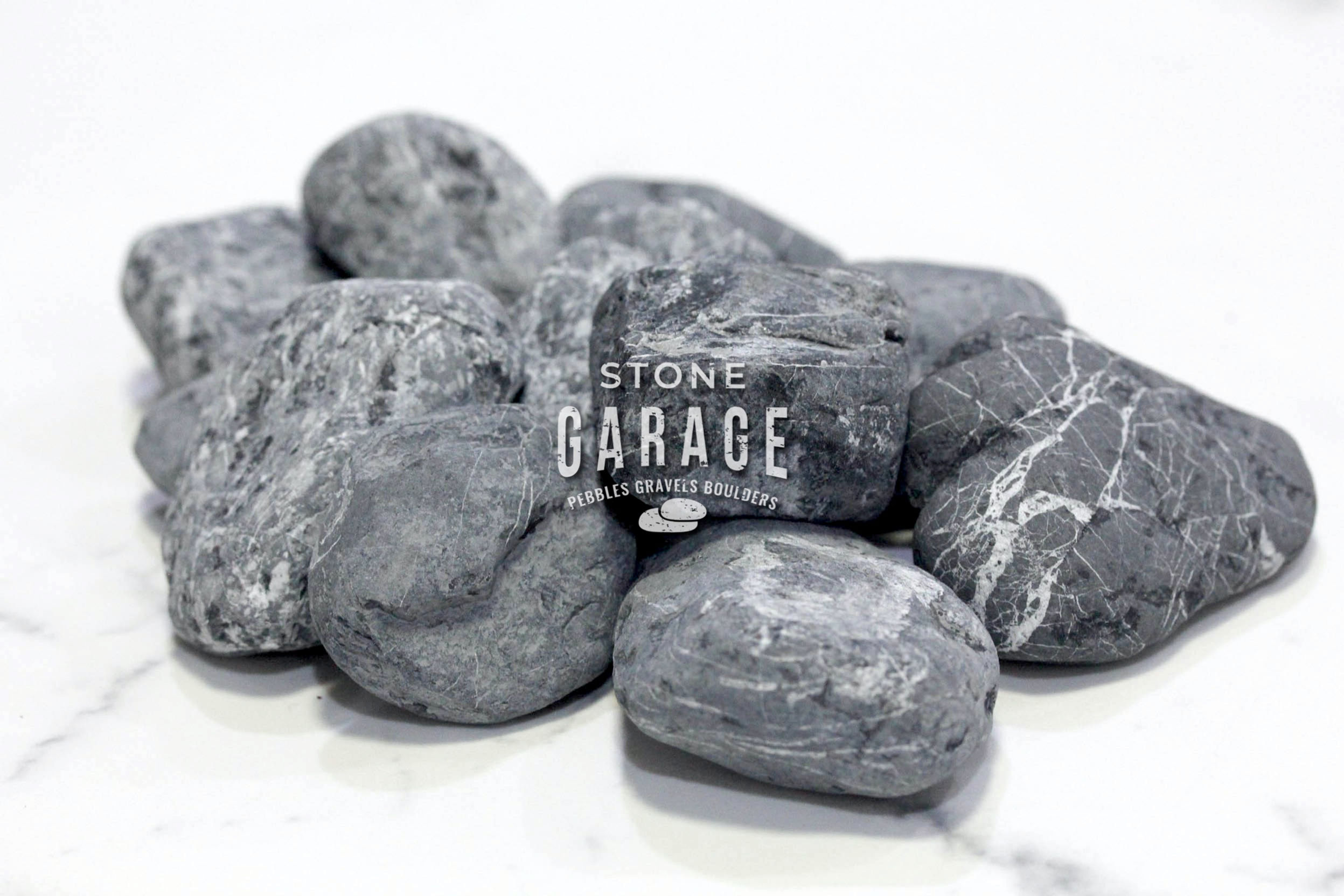 Black Natural Pebbles