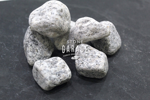 Grey Granite Natural Pebbles | Stone Garage