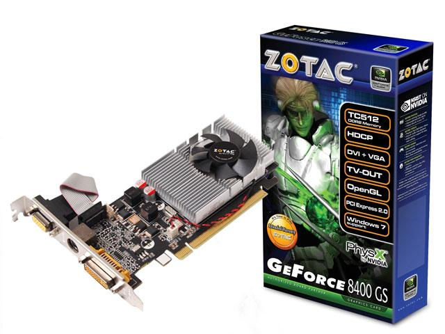Placa de Vídeo ZOTAC 8400 GS 512MB