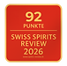 Swiss Spirits Review 2026_Badge 92 Punkt