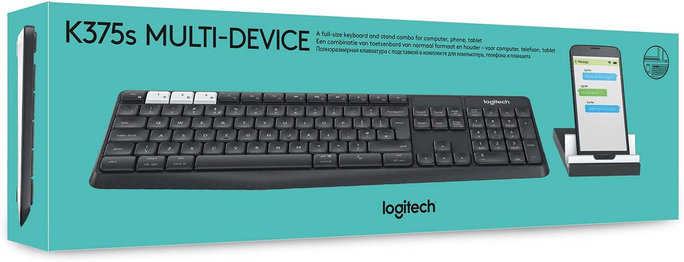 Logitech K375s Multi-Device Wireless Keyboard (Spanish Layout)