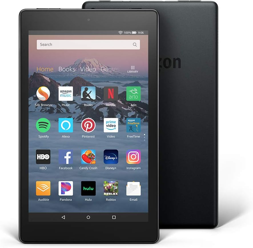 Amazon Fire HD 8 Tablet (8th Gen, 32GB, Black, No Ads)