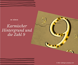 Karmischer Hintergrund und die Zahl Neun zum Roman Karmageister
