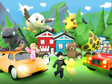 Roblox and NERF Adopt Me! Box Art