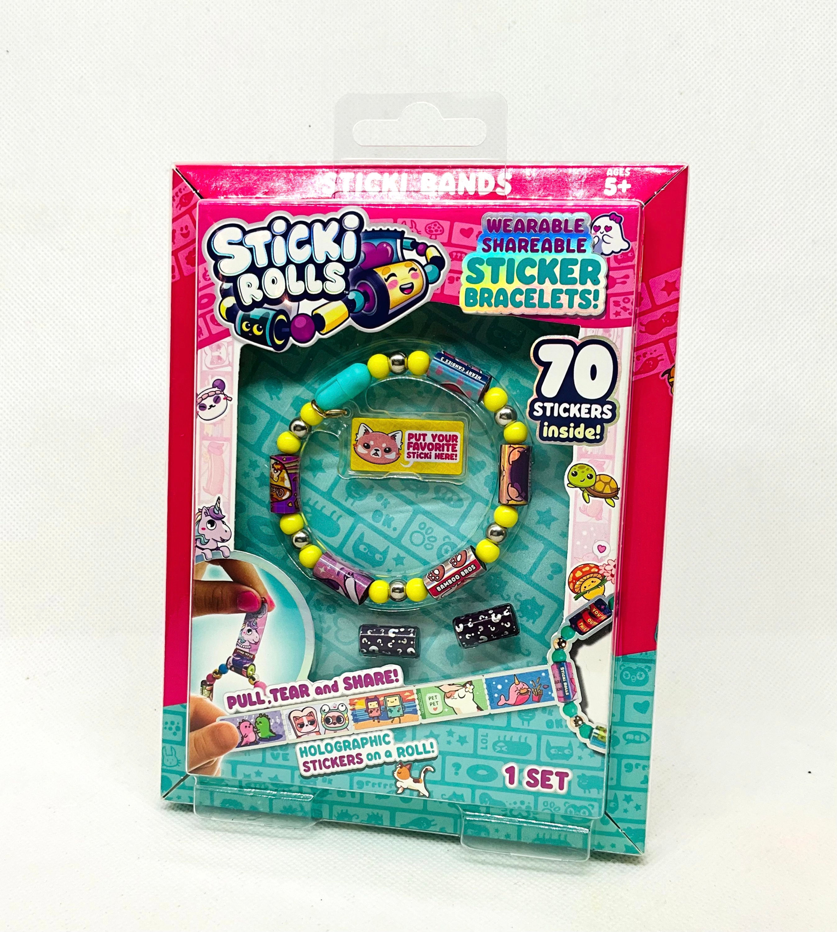 Sticki Rolls bracelet with stickers 