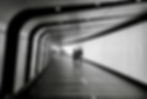 Kings Cross St. Pancras underground tunnel.