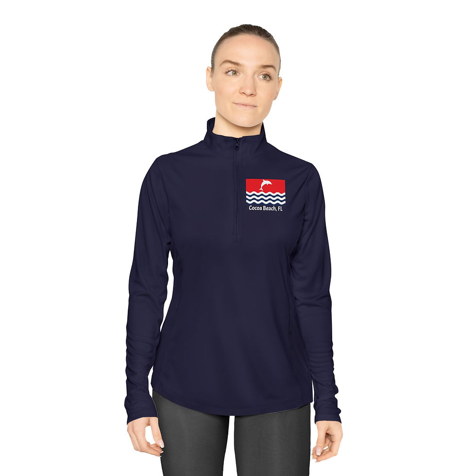 Thumbnail: Ladies Quarter-Zip Pullover 
