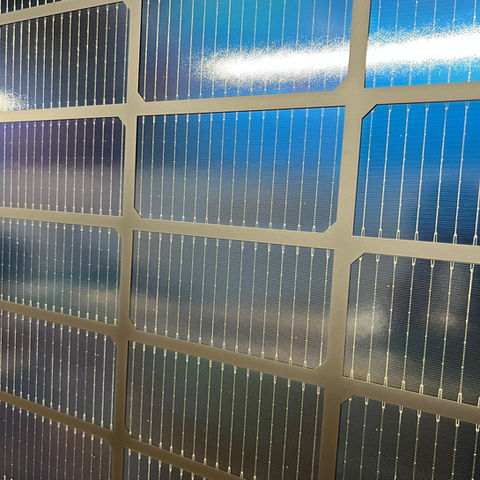 Denim N-Type 490W All Black Glass-Glass Bifacial