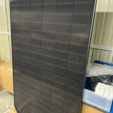 Denim N-Type 490W All Black Glass-Glass Bifacial