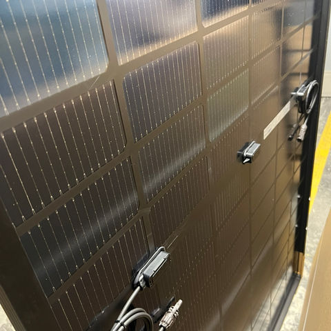 Denim N-Type 490W All Black Glass-Glass Bifacial
