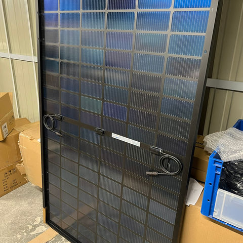 Denim N-Type 490W All Black Glass-Glass Bifacial