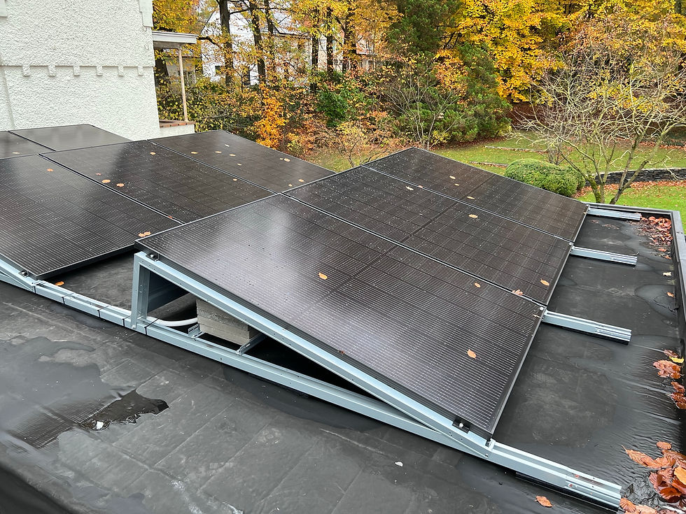 Installation sur plateforme en auto-lestage