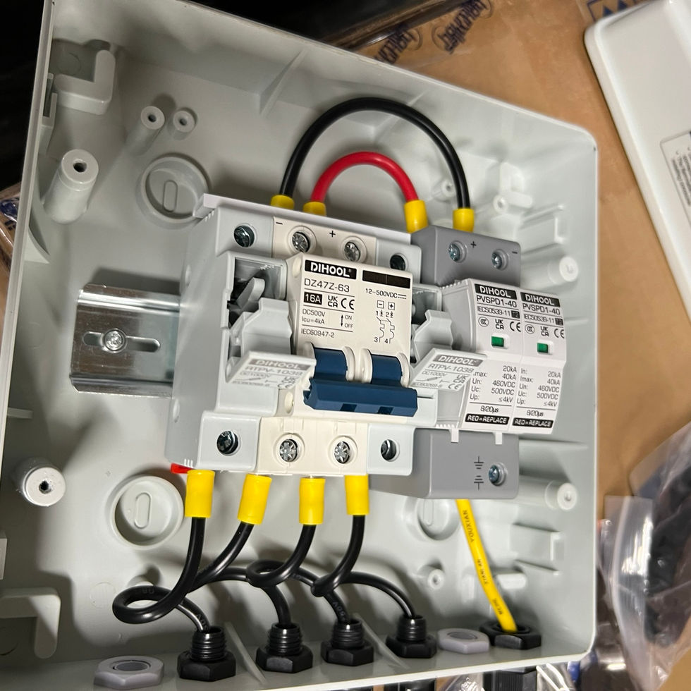 Coffret photovoltaïque Dihool entrée et sortie MC4- 1 boucle DC