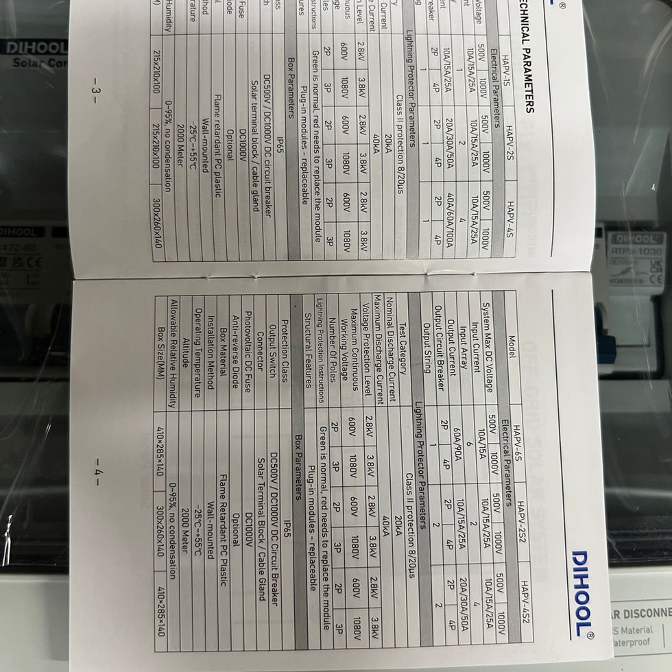 Coffret photovoltaïque Dihool entrée et sortie MC4- 1 boucle DC