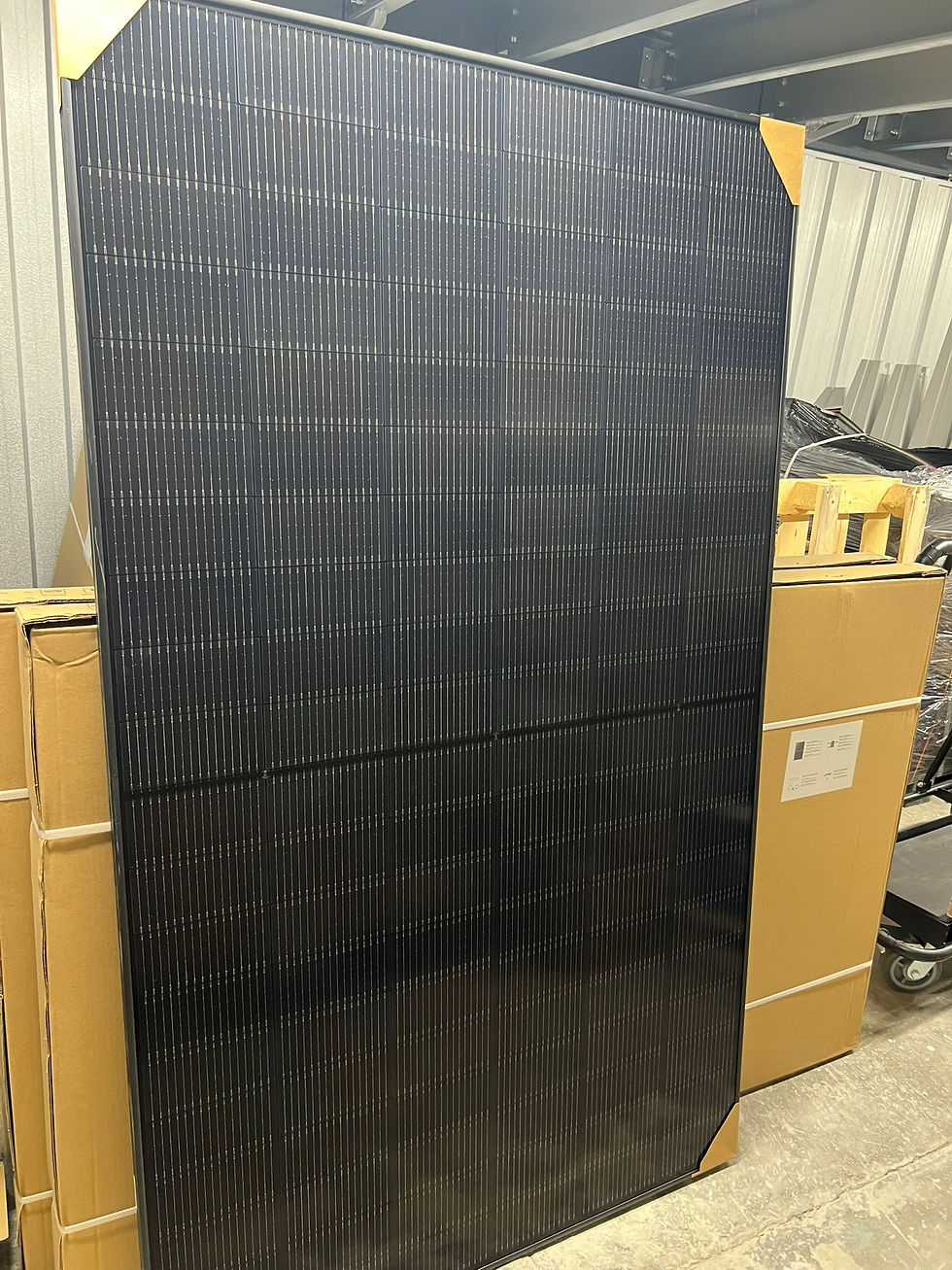Denim N-Type 490W All Black Glass-Glass Bifacial
