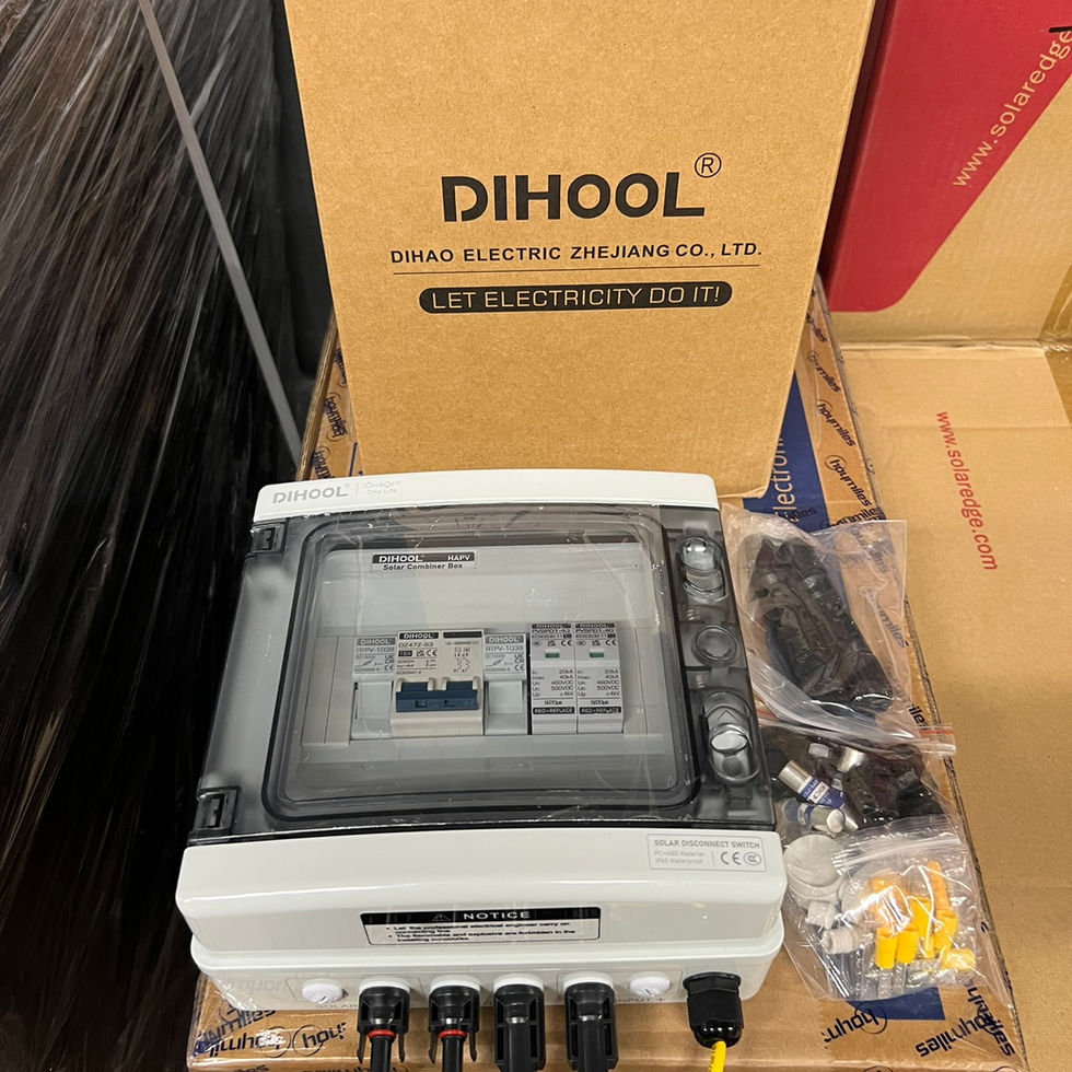 Coffret photovoltaïque Dihool entrée et sortie MC4- 1 boucle DC