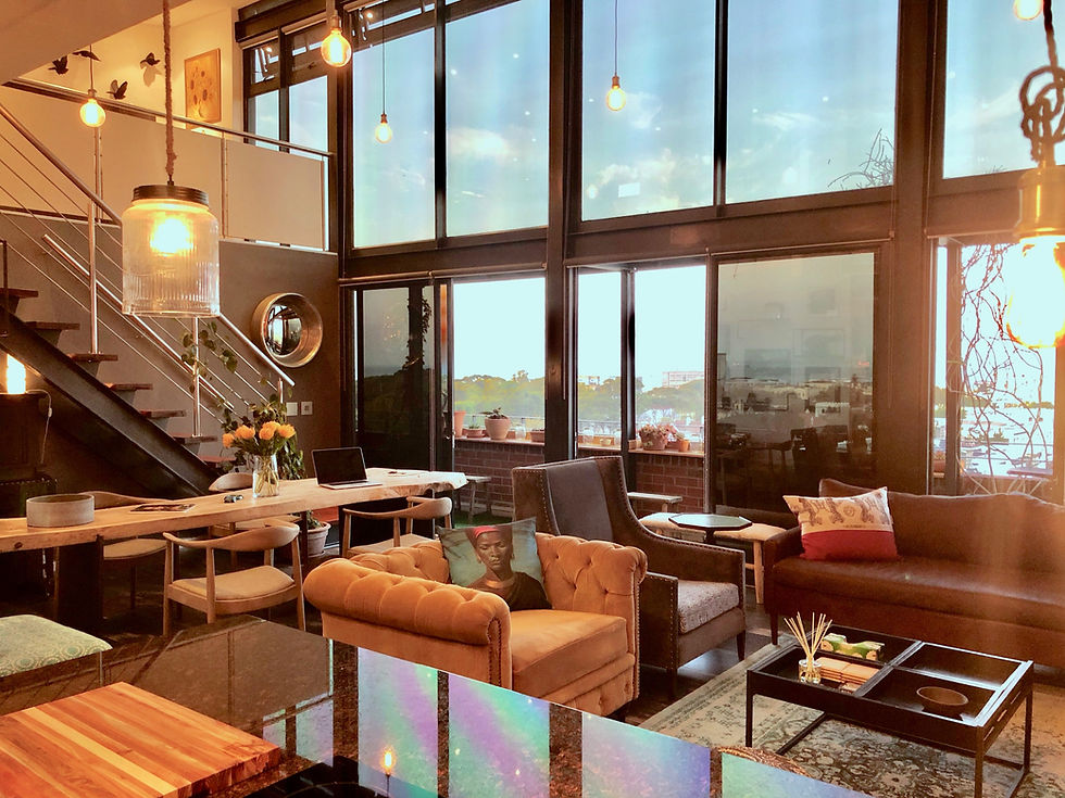 Artist Lounge and Balcony