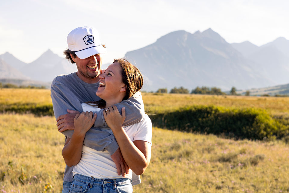 Glacier National Park engagement photos