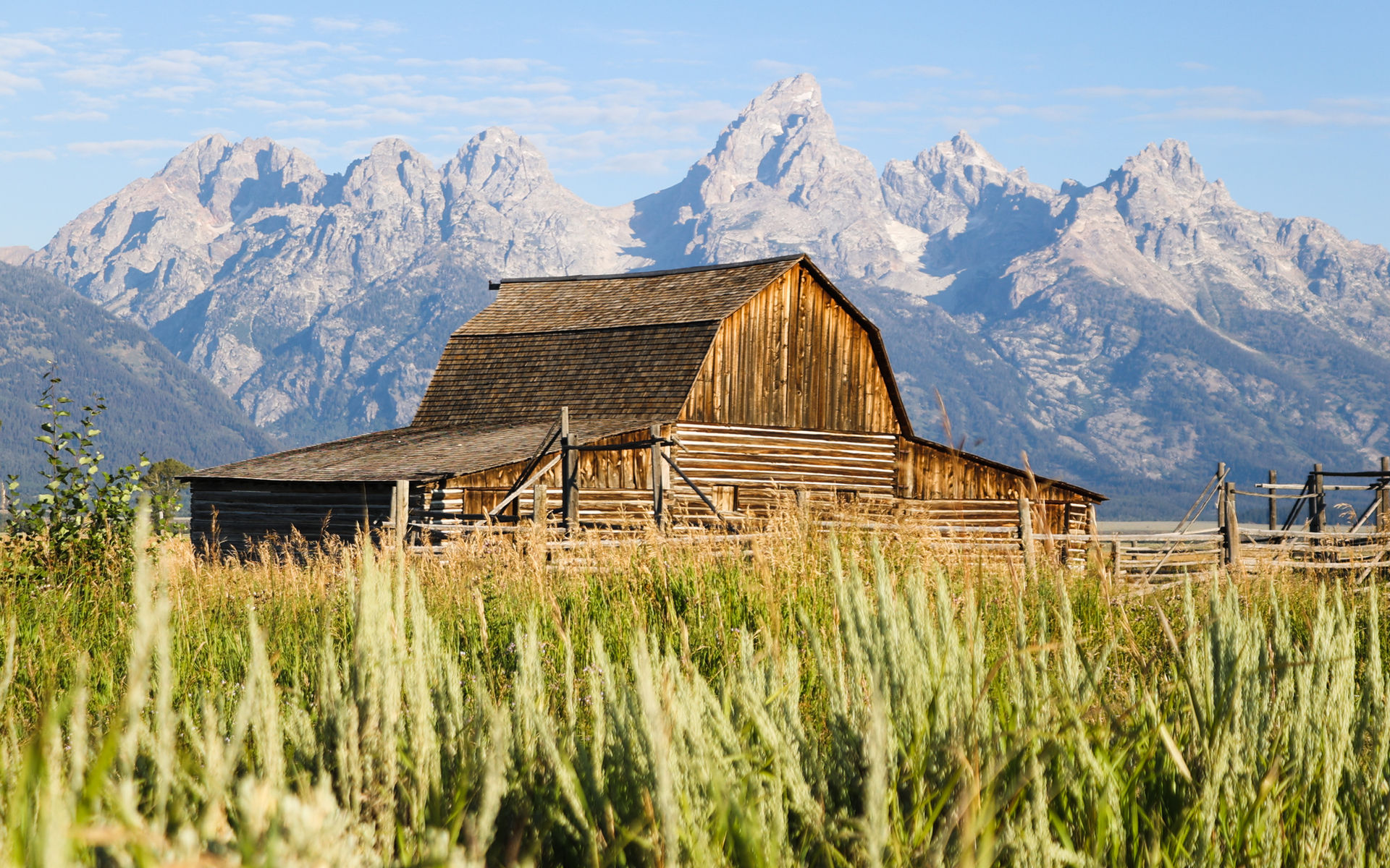 John Moulton Barn on Mormon Row in Grand Teton National Park